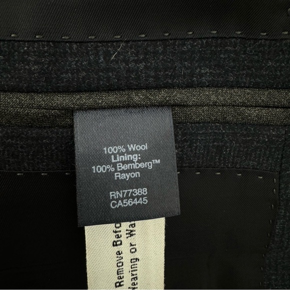 JCrew Ludlow Suit Jacket  Vitale Barberis Canonico Italian Wool 40R Navy Blazer - Picture 7 of 12